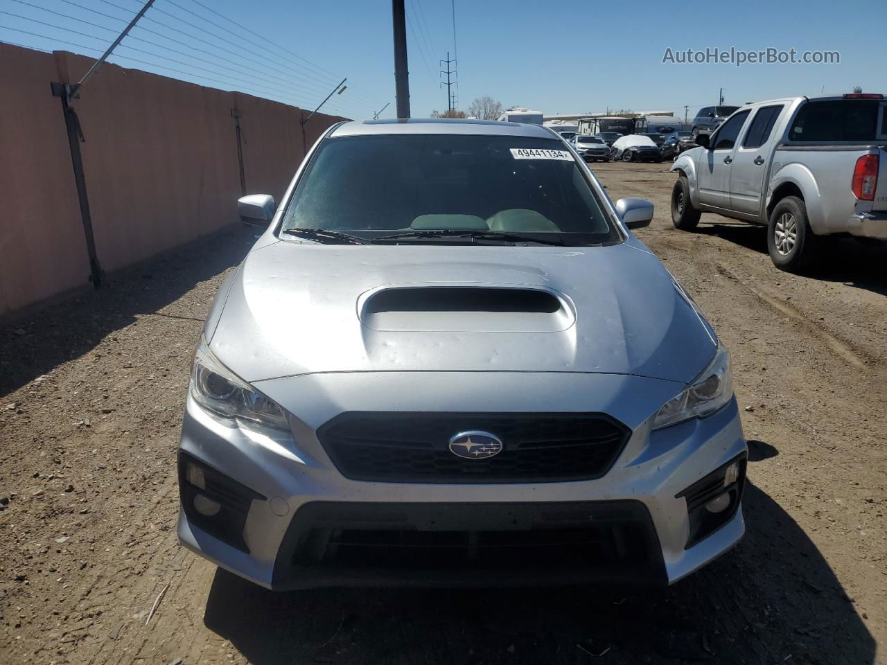 2018 Subaru Wrx Premium Silver vin: JF1VA1C62J9815568