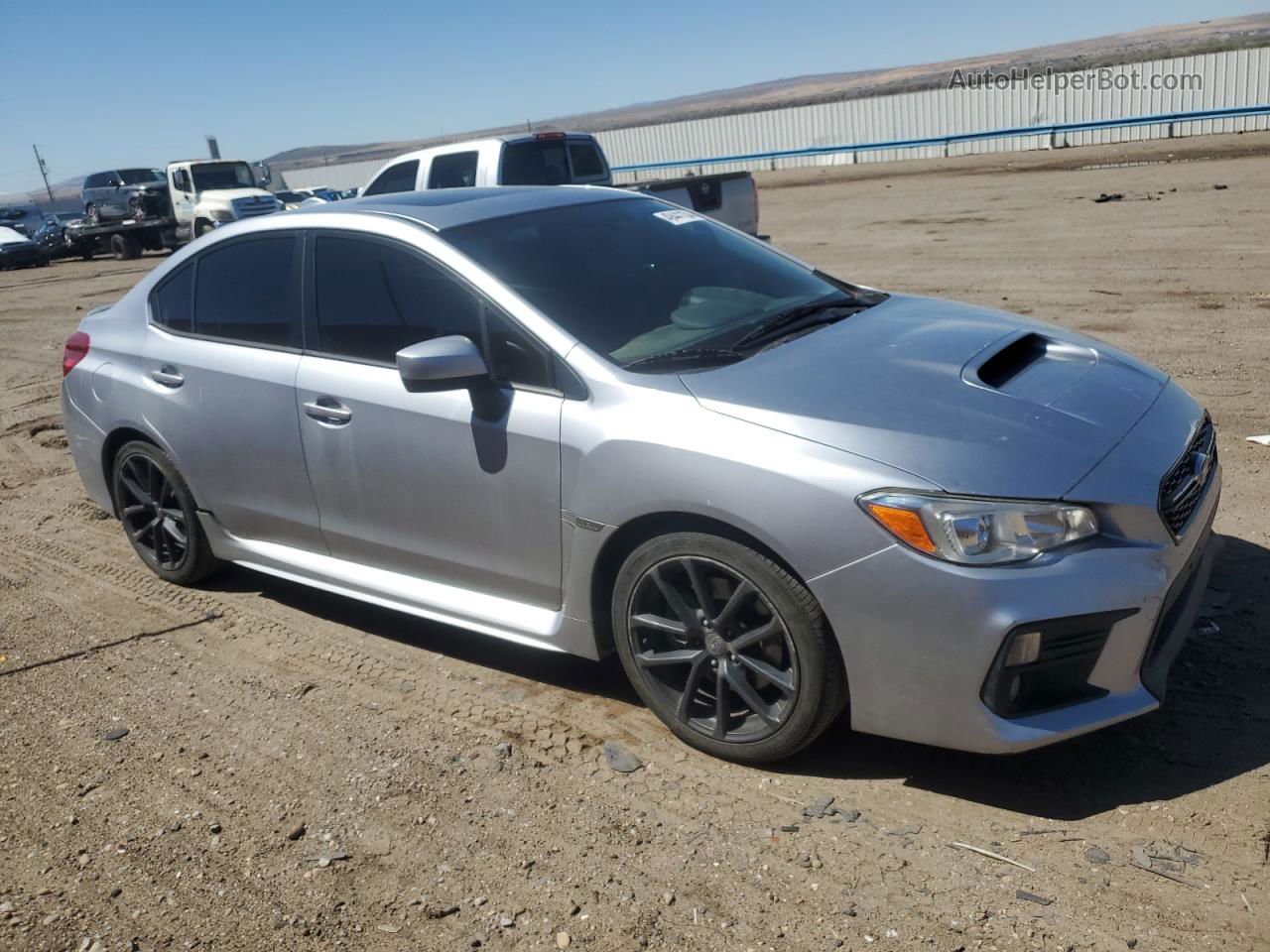 2018 Subaru Wrx Premium Silver vin: JF1VA1C62J9815568