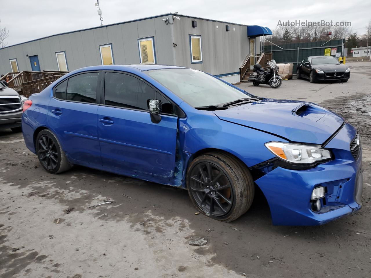 2021 Subaru Wrx Premium Синий vin: JF1VA1C62M9822931