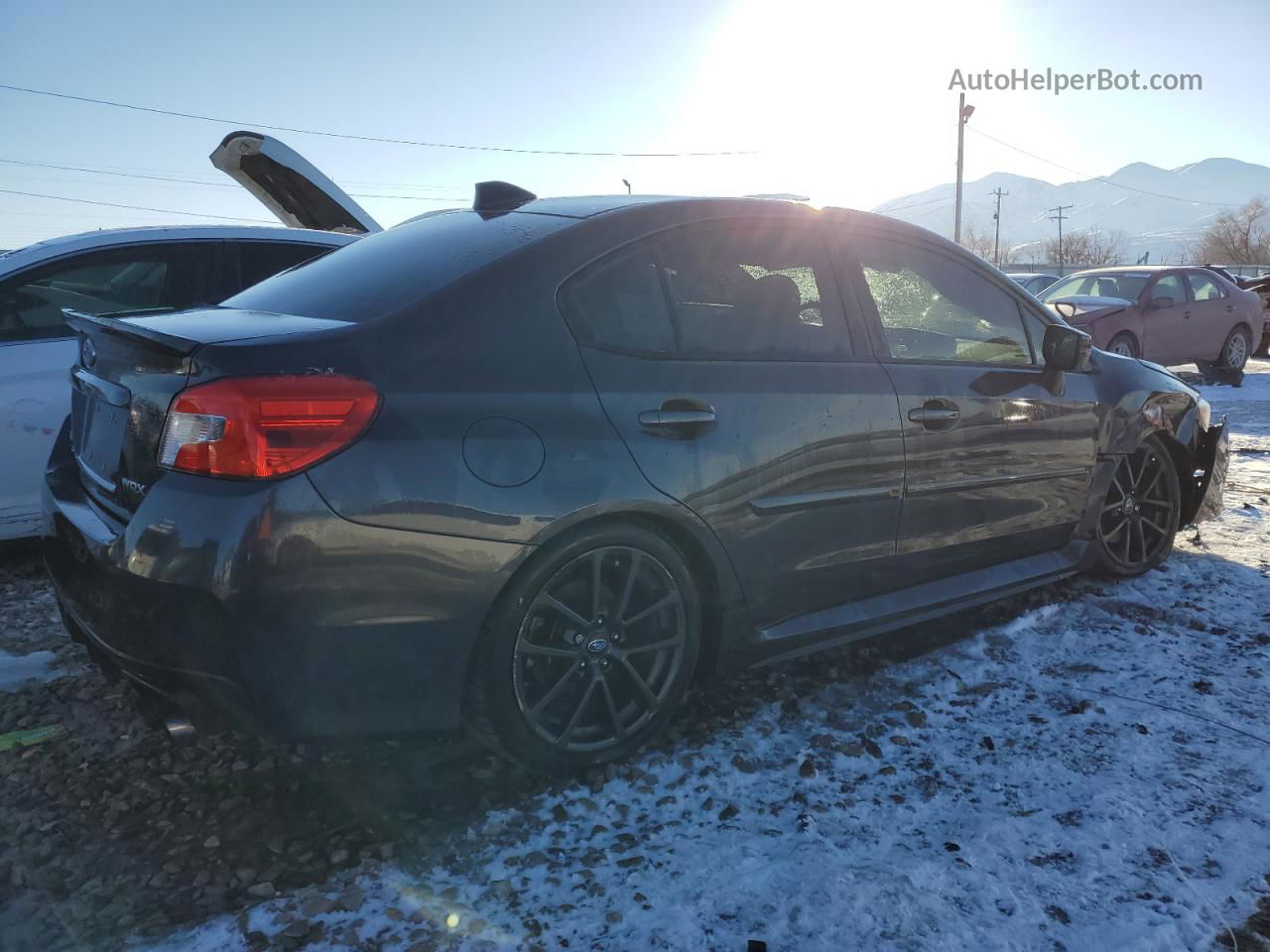 2018 Subaru Wrx Premium Синий vin: JF1VA1C63J8808425