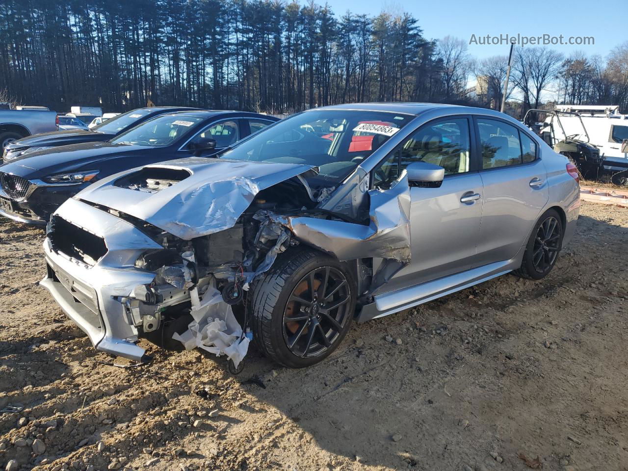 2018 Subaru Wrx Premium Silver vin: JF1VA1C63J9806071