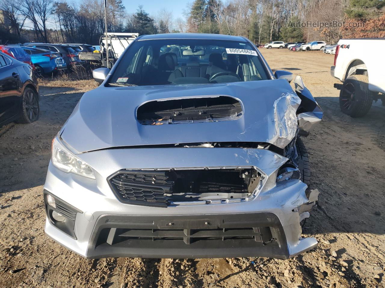 2018 Subaru Wrx Premium Silver vin: JF1VA1C63J9806071