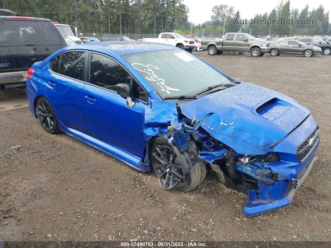 2018 Subaru Wrx Premium Синий vin: JF1VA1C63J9817006