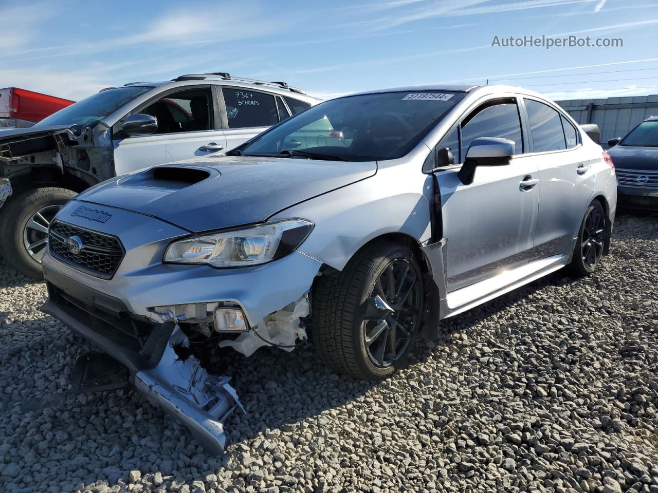 2020 Subaru Wrx Premium Silver vin: JF1VA1C63L9804484