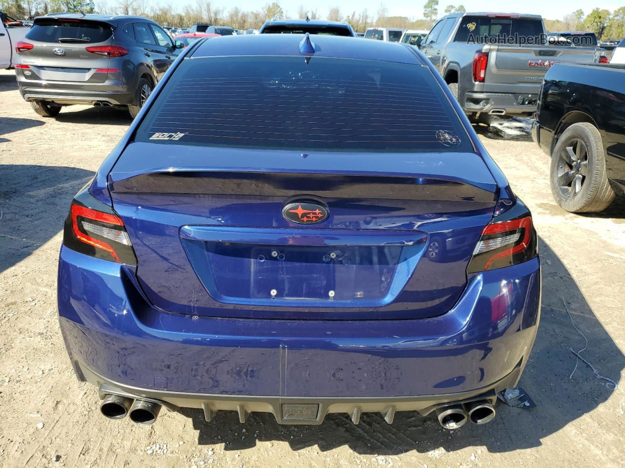 2020 Subaru Wrx Premium Blue vin: JF1VA1C63L9805683