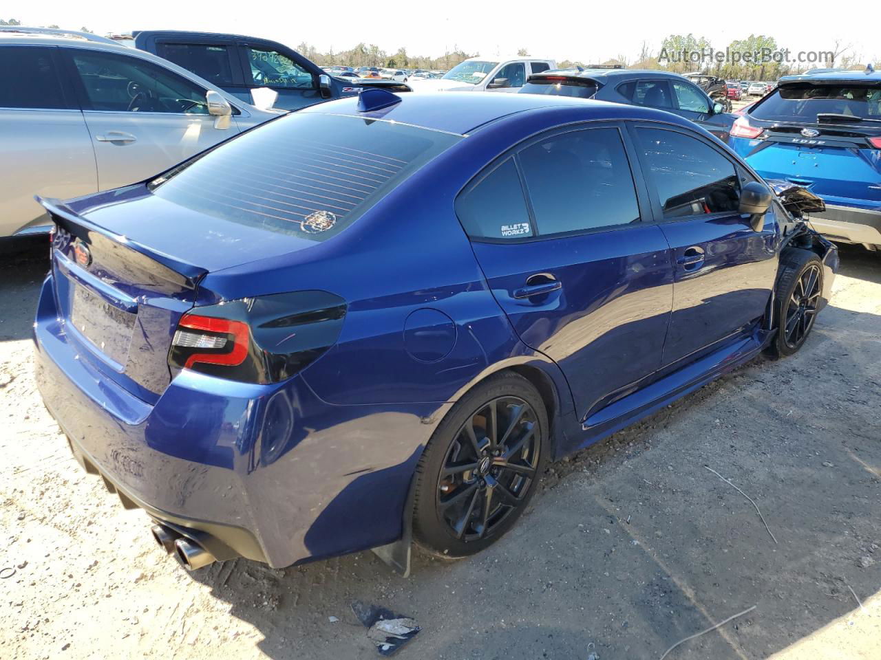 2020 Subaru Wrx Premium Blue vin: JF1VA1C63L9805683