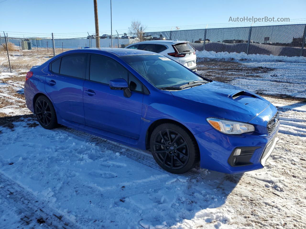 2020 Subaru Wrx Premium Blue vin: JF1VA1C63L9825027