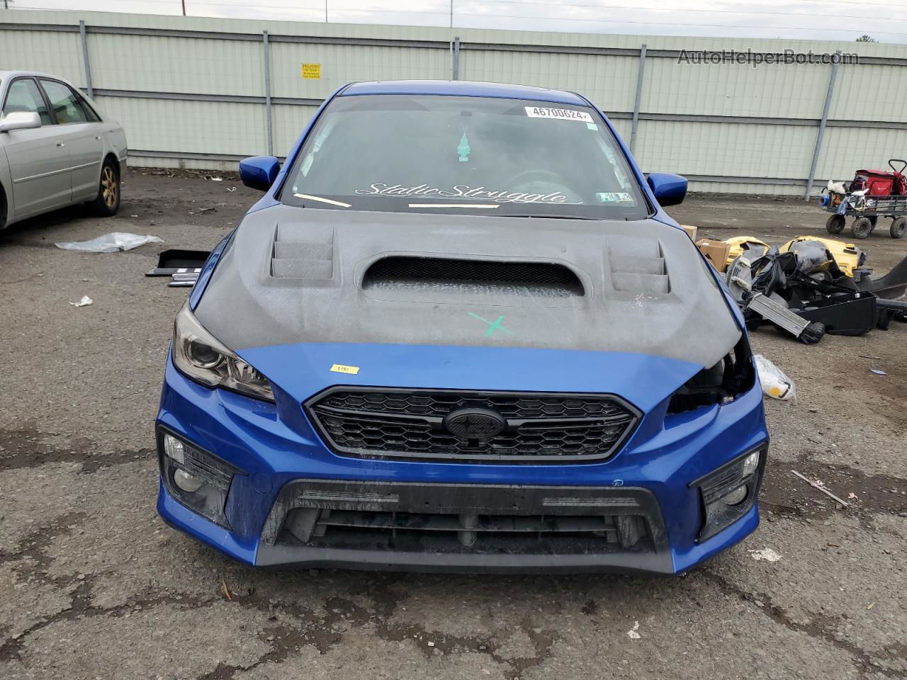 2018 Subaru Wrx Premium Blue vin: JF1VA1C64J9800277