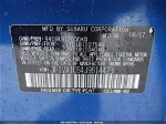 2018 Subaru Wrx Premium Blue vin: JF1VA1C64J9814423