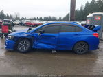 2018 Subaru Wrx Premium Blue vin: JF1VA1C64J9814423