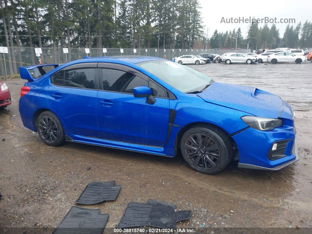 2018 Subaru Wrx Premium Синий vin: JF1VA1C64J9814423