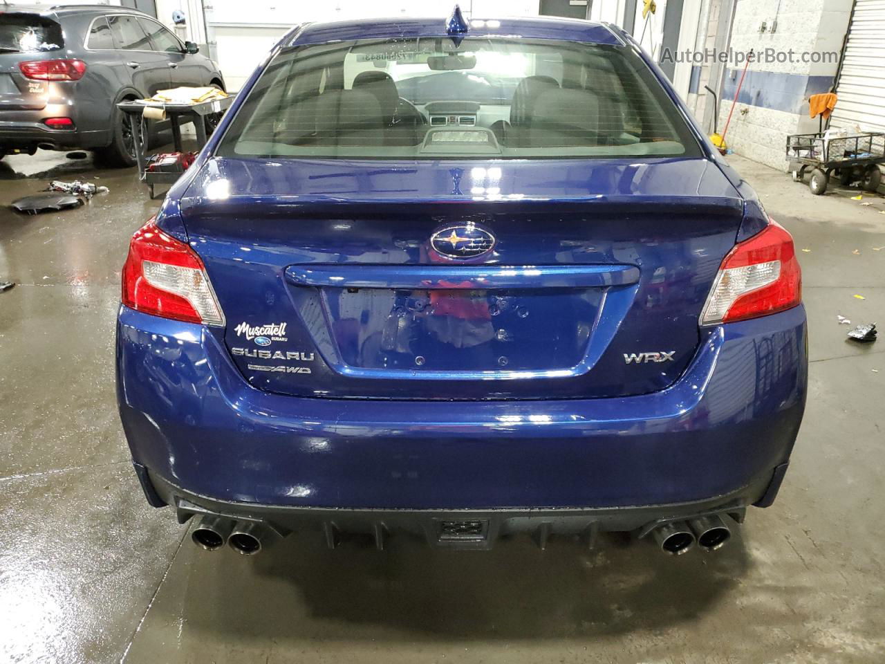 2021 Subaru Wrx Premium Blue vin: JF1VA1C64M9809646