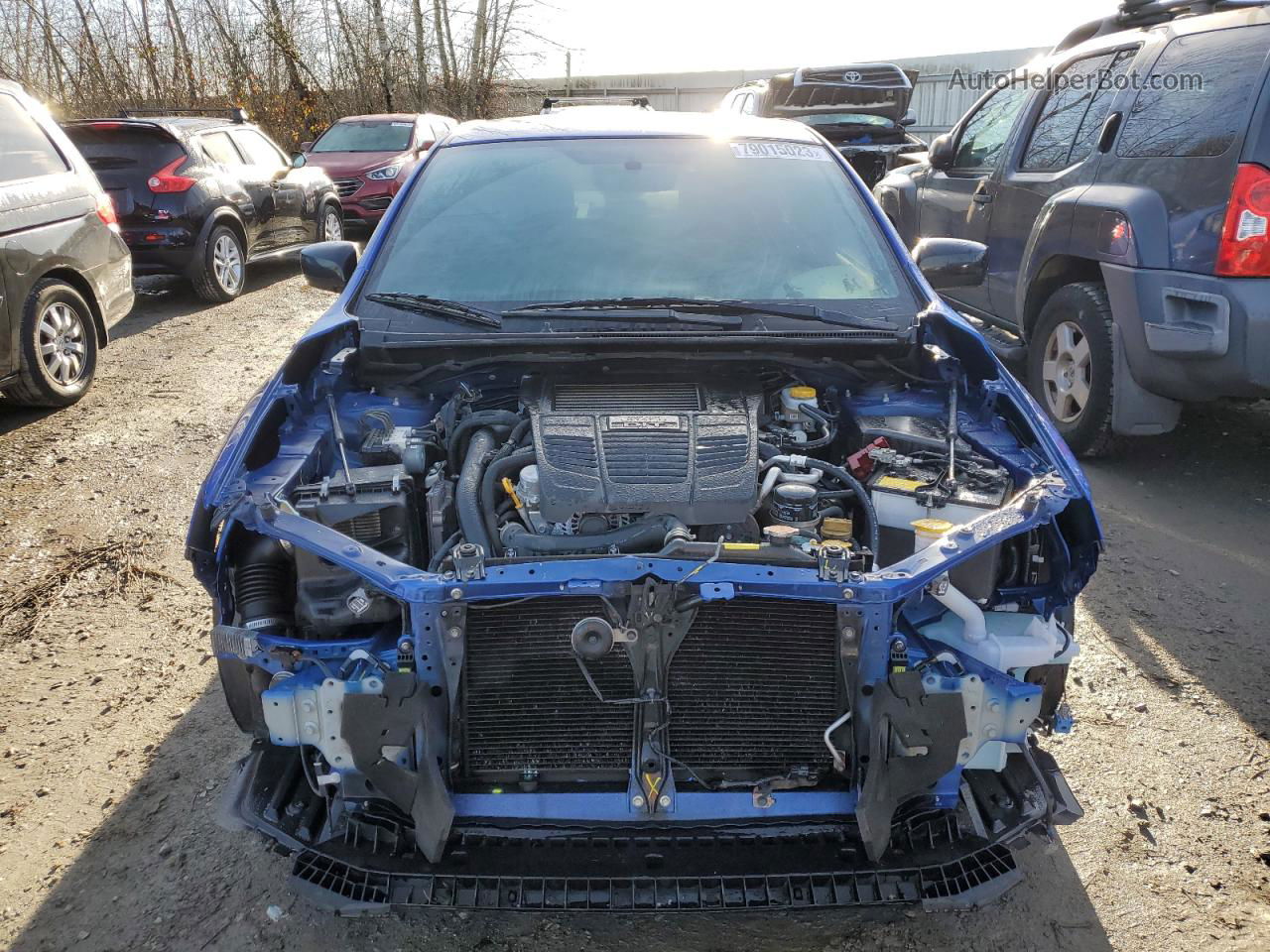 2021 Subaru Wrx Premium Blue vin: JF1VA1C64M9824423