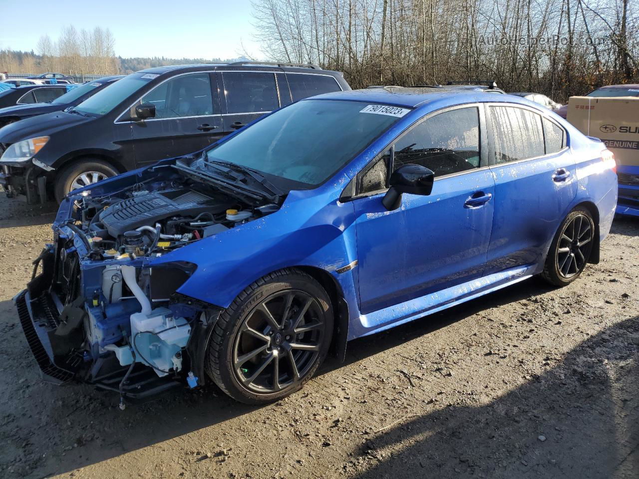 2021 Subaru Wrx Premium Синий vin: JF1VA1C64M9824423