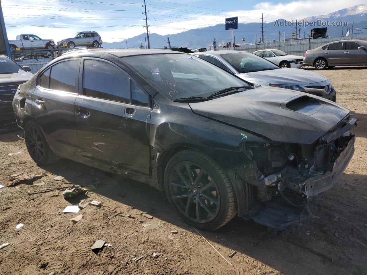 2018 Subaru Wrx Premium Black vin: JF1VA1C65J8837456