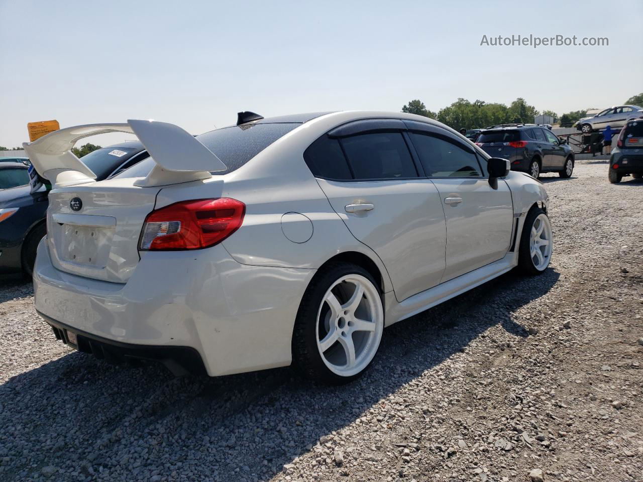 2018 Subaru Wrx Premium White vin: JF1VA1C65J9808789