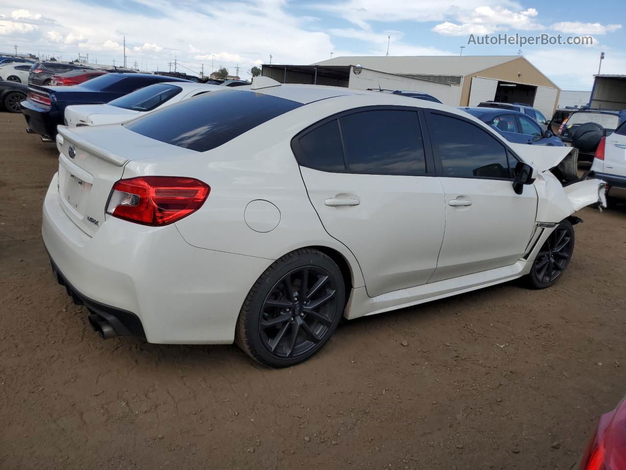 2018 Subaru Wrx Premium White vin: JF1VA1C65J9816259