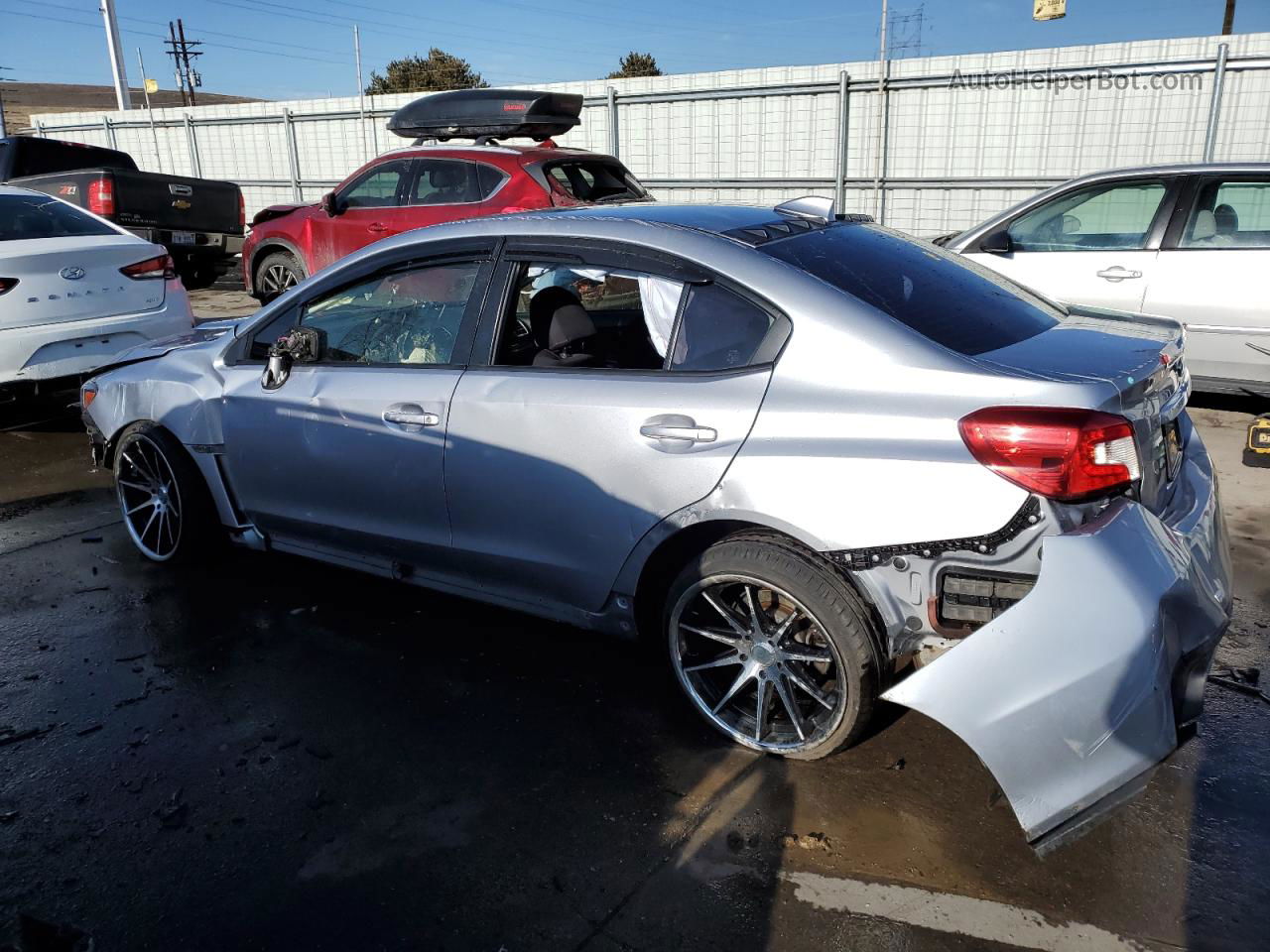 2018 Subaru Wrx Premium Blue vin: JF1VA1C65J9824412