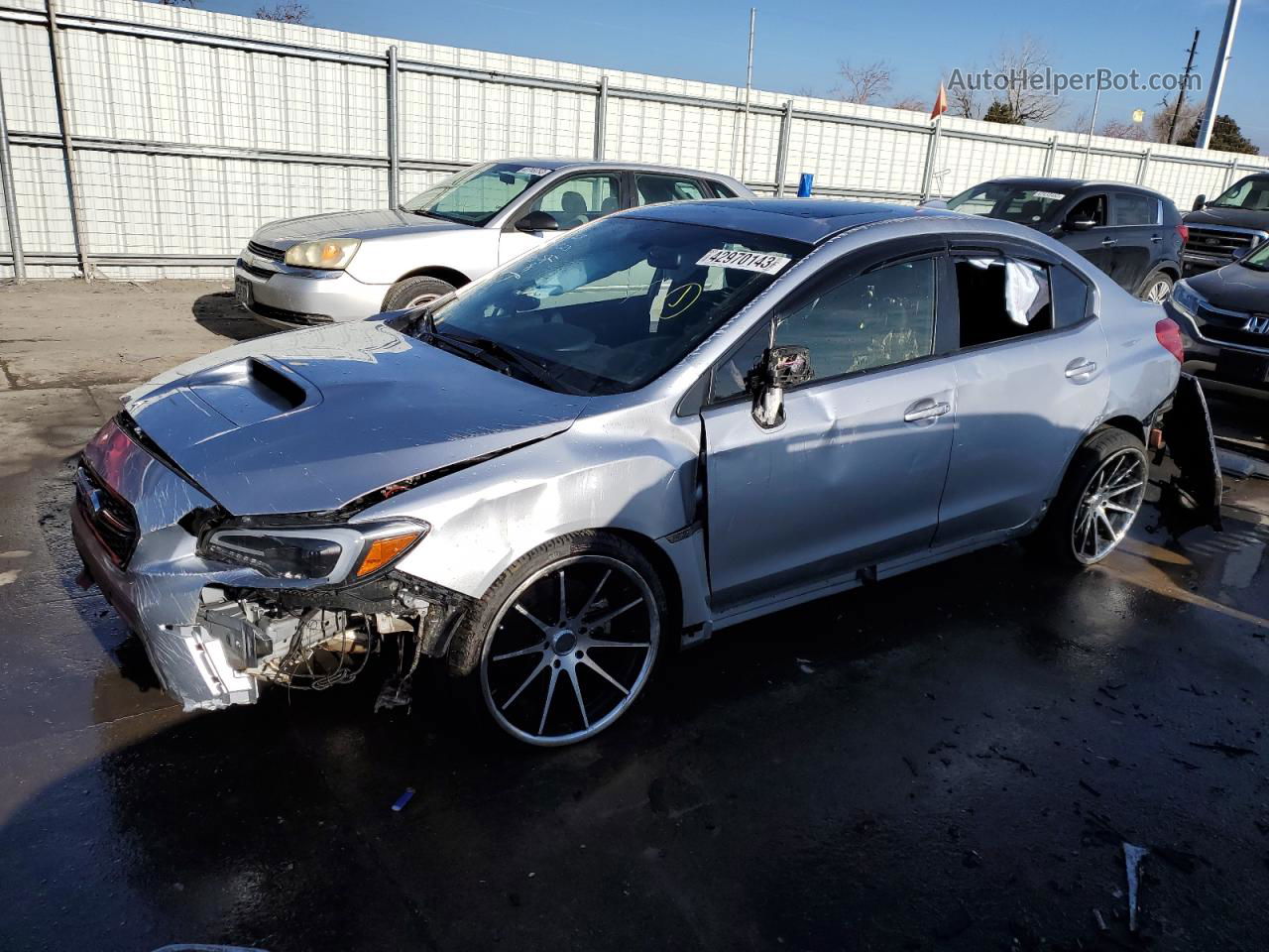 2018 Subaru Wrx Premium Blue vin: JF1VA1C65J9824412