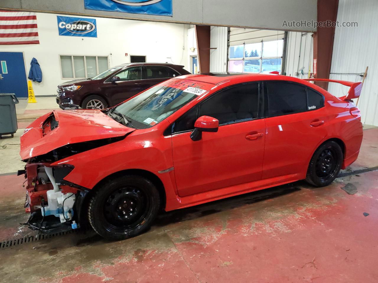 2020 Subaru Wrx Premium Red vin: JF1VA1C65L9805281