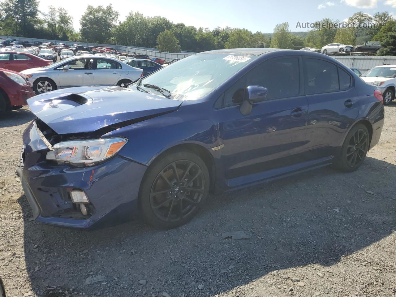 2020 Subaru Wrx Premium Blue vin: JF1VA1C65L9815843