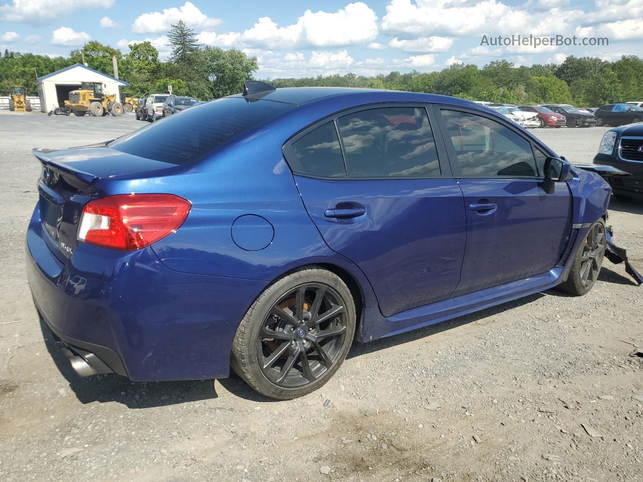 2020 Subaru Wrx Premium Blue vin: JF1VA1C65L9815843