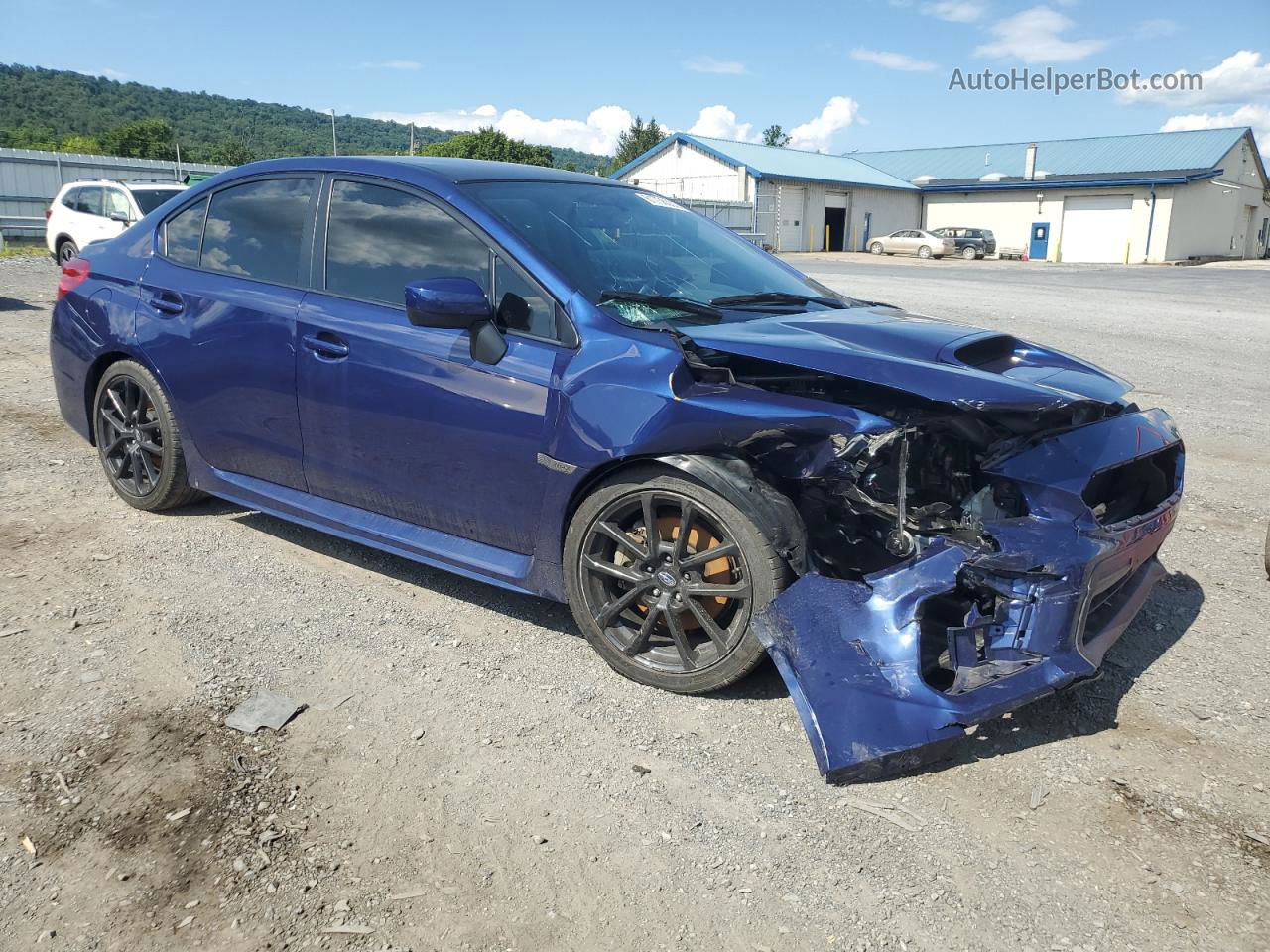 2020 Subaru Wrx Premium Blue vin: JF1VA1C65L9815843