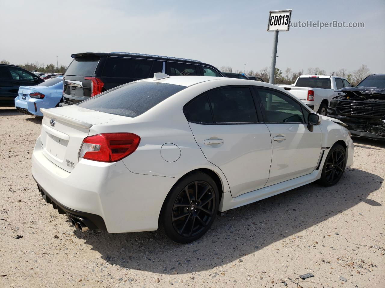 2020 Subaru Wrx Premium White vin: JF1VA1C65L9822789