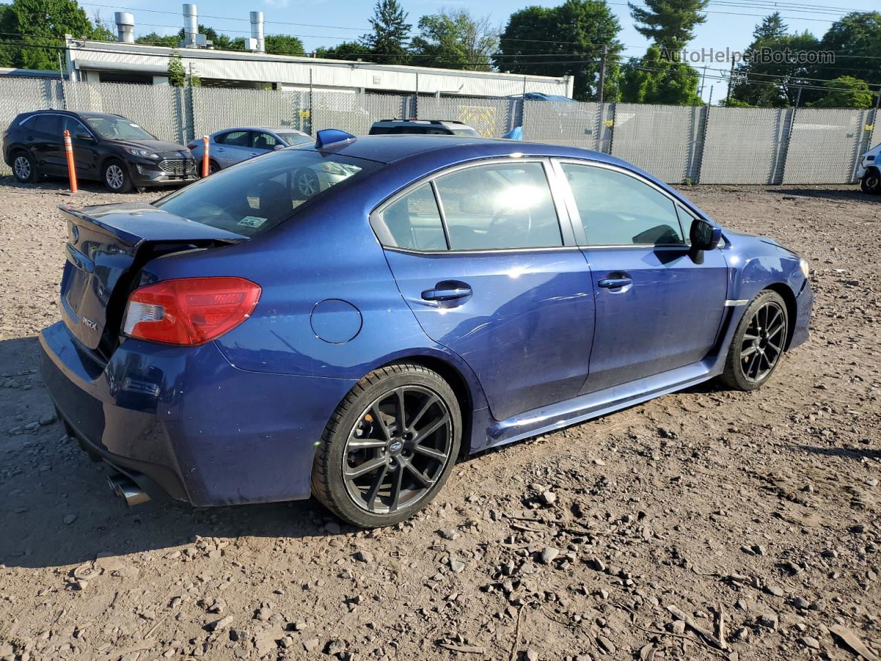 2021 Subaru Wrx Premium Blue vin: JF1VA1C65M9813060