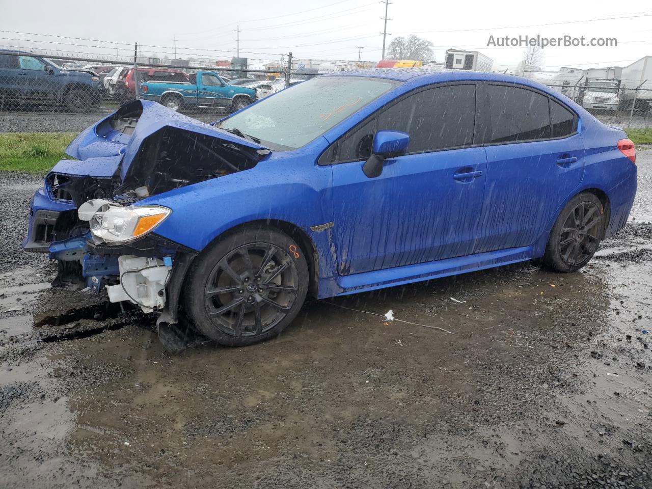 2021 Subaru Wrx Premium Blue vin: JF1VA1C65M9815455