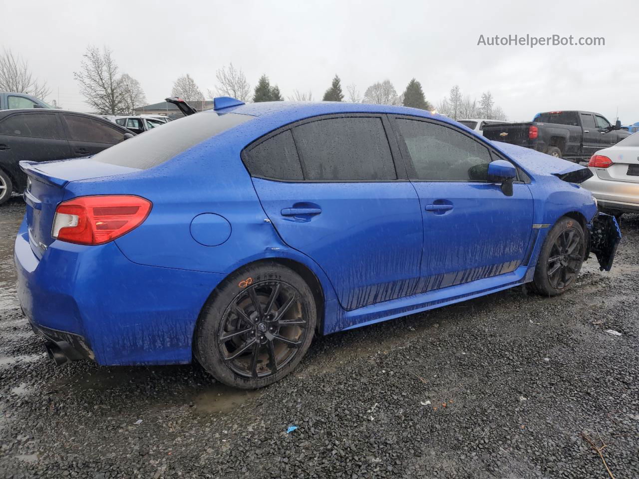 2021 Subaru Wrx Premium Blue vin: JF1VA1C65M9815455