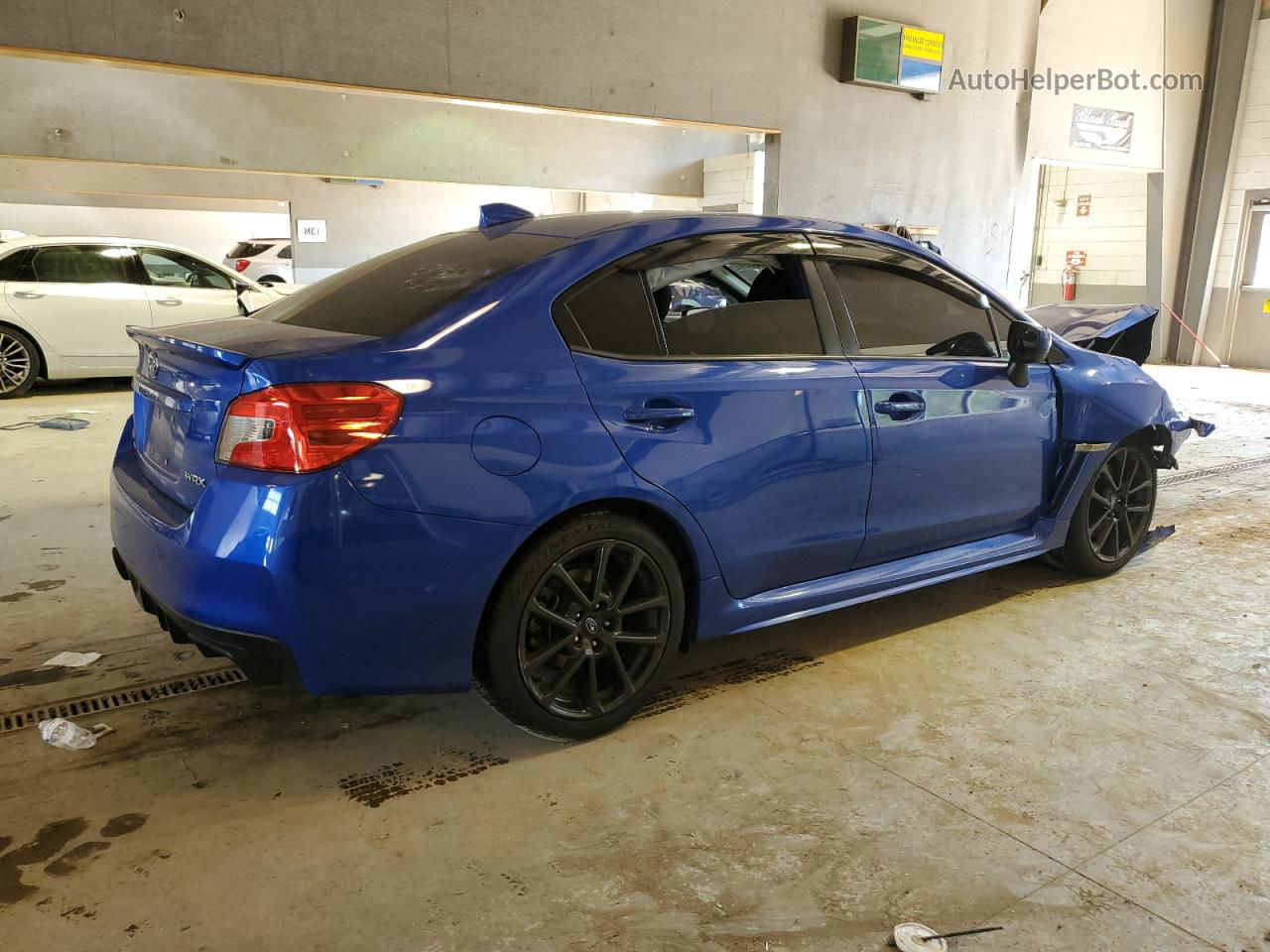 2021 Subaru Wrx Premium Blue vin: JF1VA1C65M9823412