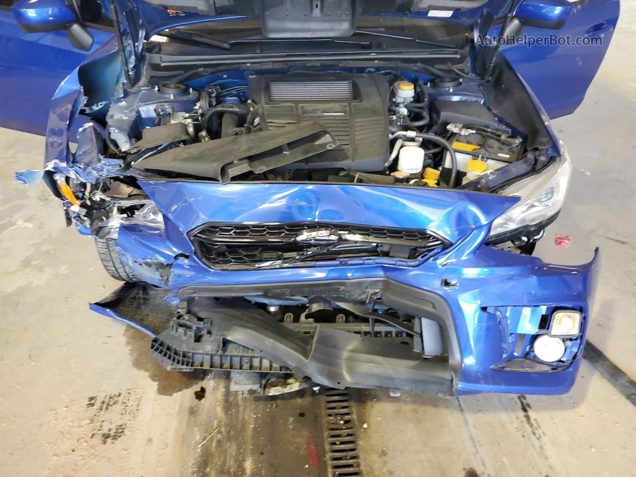 2021 Subaru Wrx Premium Blue vin: JF1VA1C65M9823412