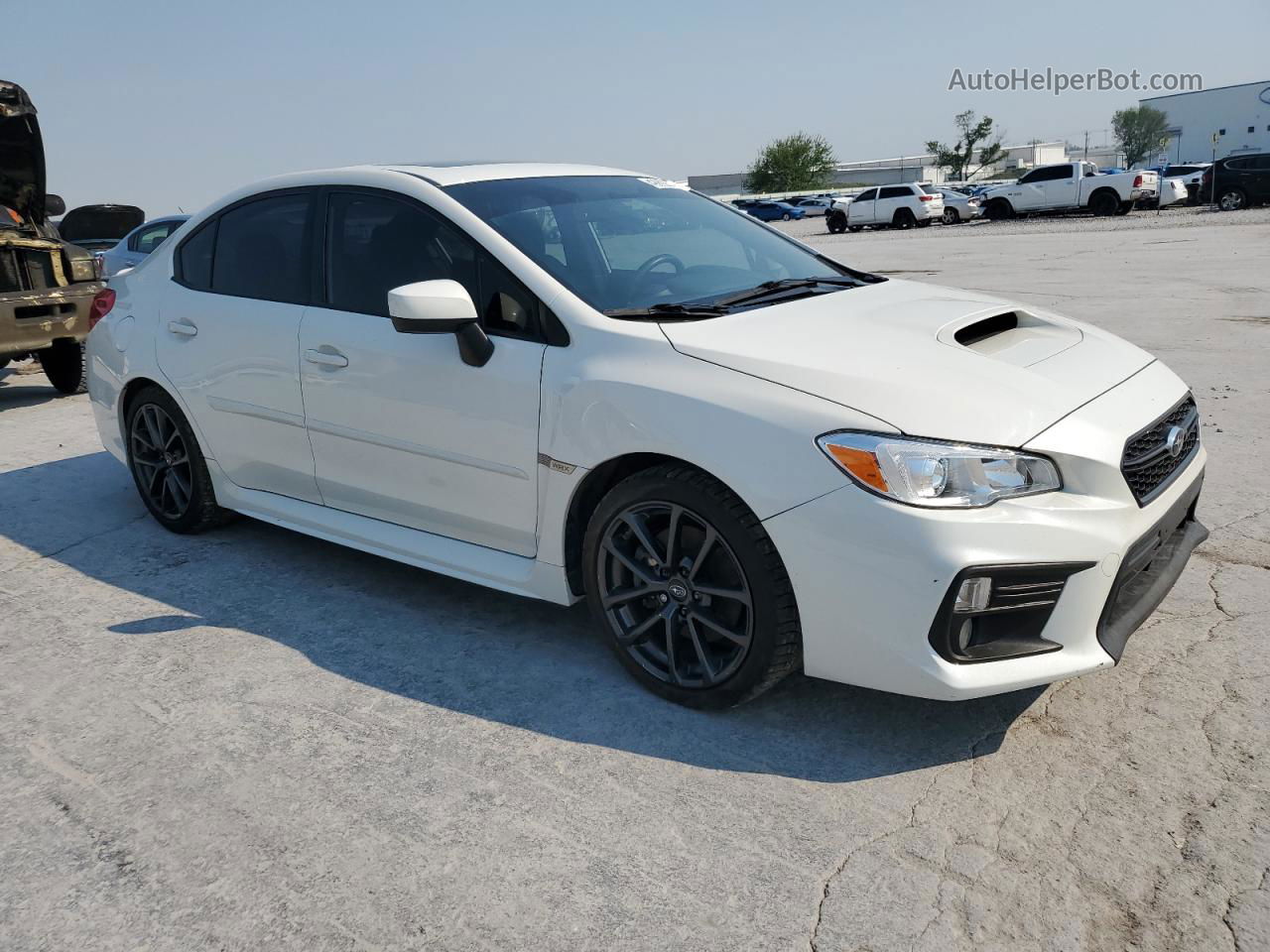 2018 Subaru Wrx Premium White vin: JF1VA1C66J9822295