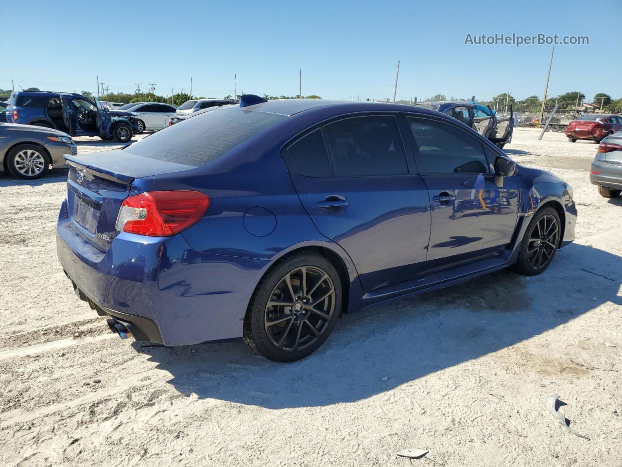 2020 Subaru Wrx Premium Синий vin: JF1VA1C66L9802468