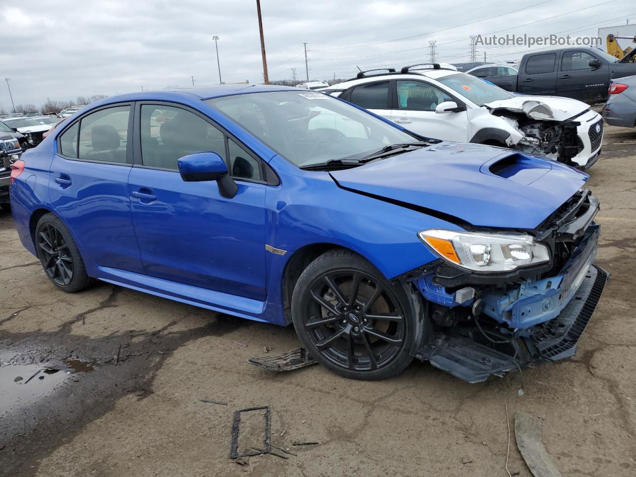 2020 Subaru Wrx Premium Blue vin: JF1VA1C66L9826012