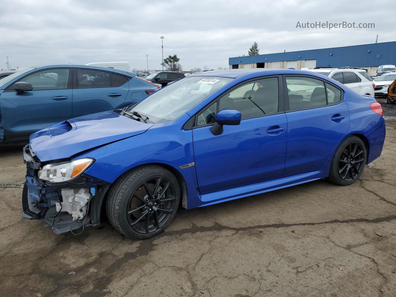 2020 Subaru Wrx Premium Blue vin: JF1VA1C66L9826012