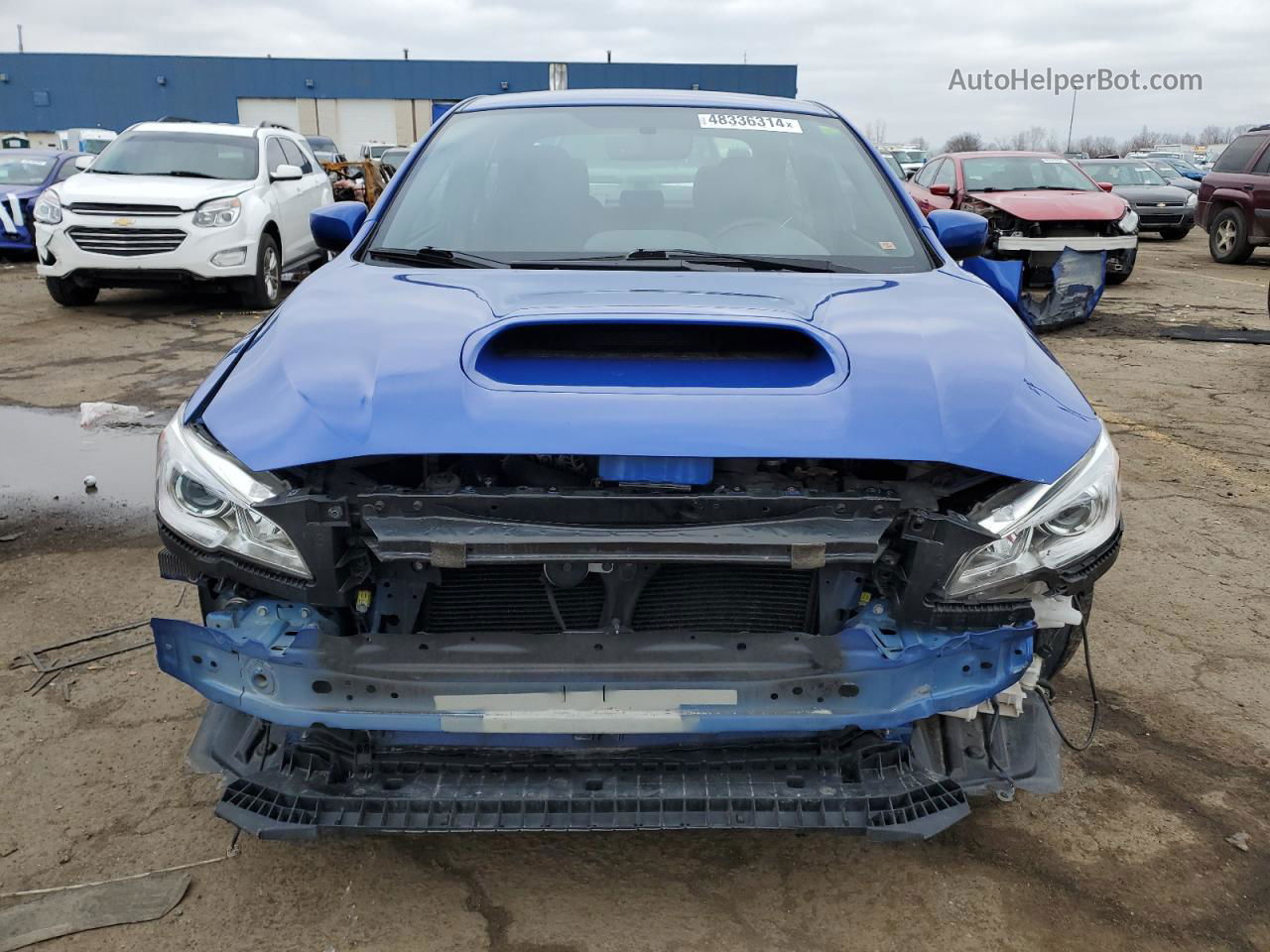 2020 Subaru Wrx Premium Blue vin: JF1VA1C66L9826012