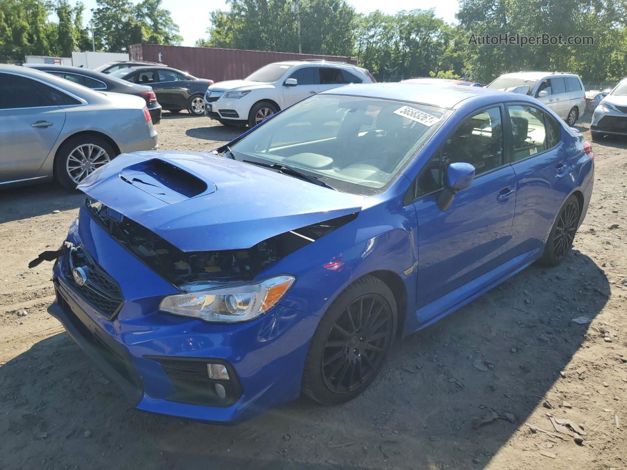 2021 Subaru Wrx Premium Синий vin: JF1VA1C66M9815755