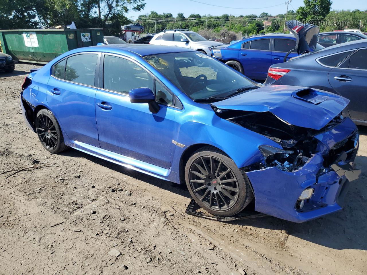 2021 Subaru Wrx Premium Синий vin: JF1VA1C66M9815755