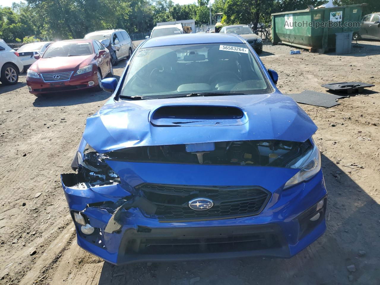 2021 Subaru Wrx Premium Синий vin: JF1VA1C66M9815755