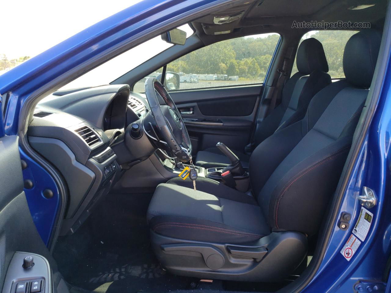 2018 Subaru Wrx Premium Blue vin: JF1VA1C67J8800456