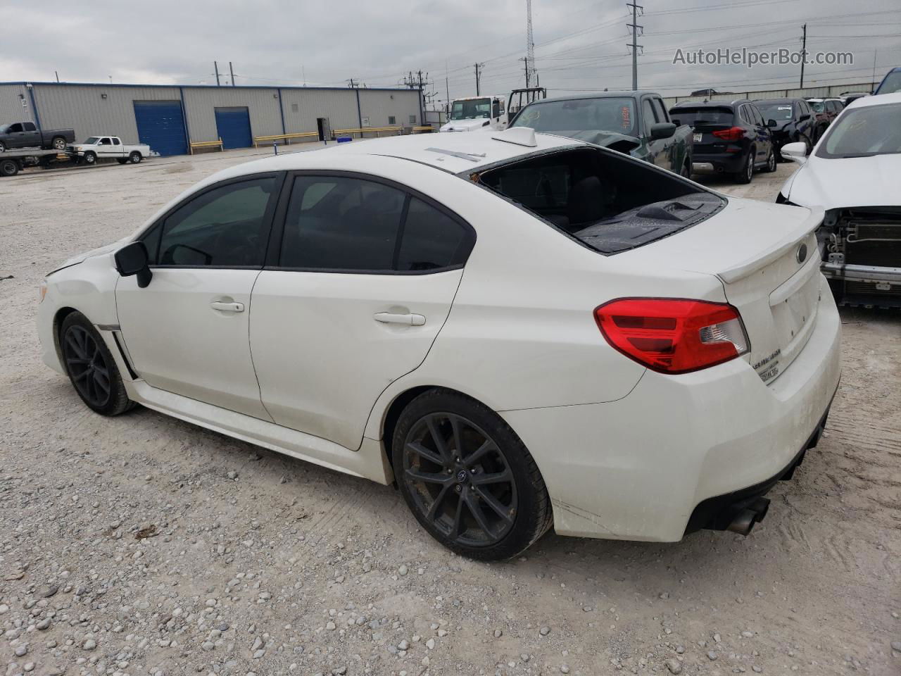 2018 Subaru Wrx Premium White vin: JF1VA1C67J9836478