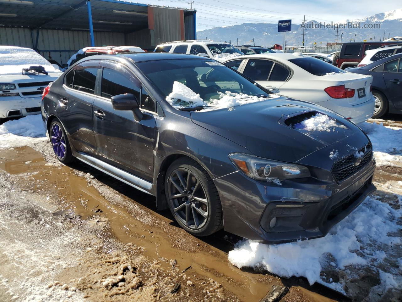 2018 Subaru Wrx Premium Black vin: JF1VA1C68J9801769