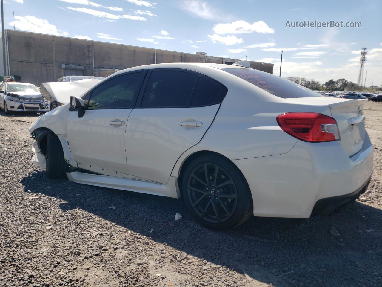 2018 Subaru Wrx Premium White vin: JF1VA1C68J9809063