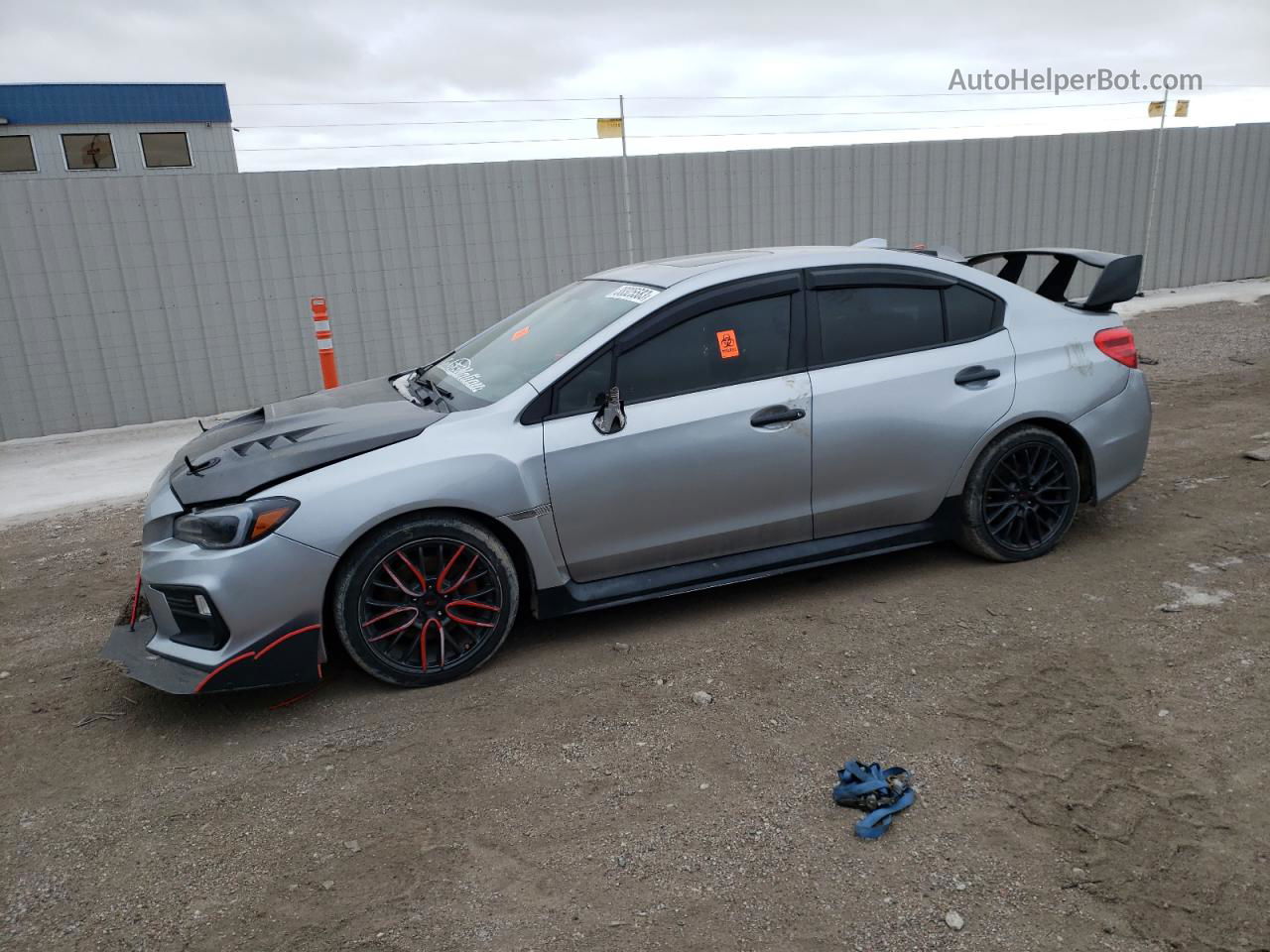 2018 Subaru Wrx Premium Silver vin: JF1VA1C68J9813789