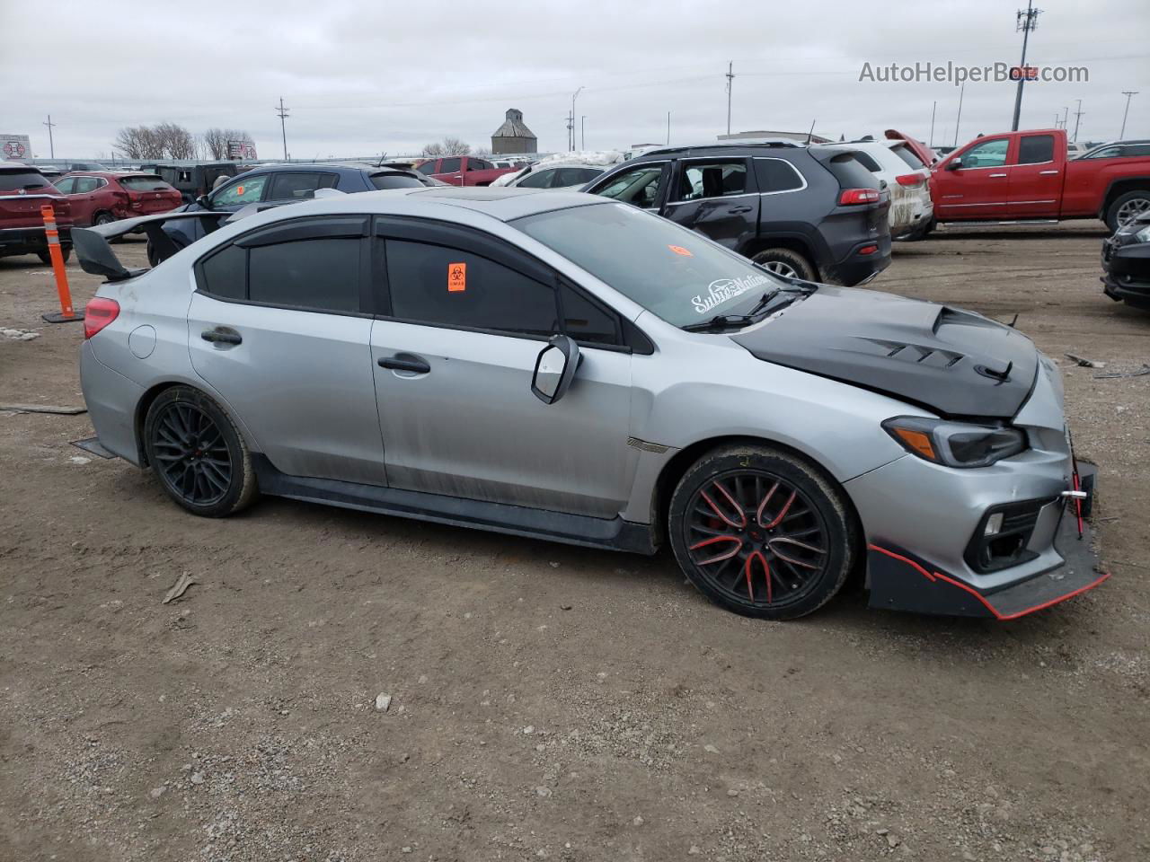 2018 Subaru Wrx Premium Silver vin: JF1VA1C68J9813789