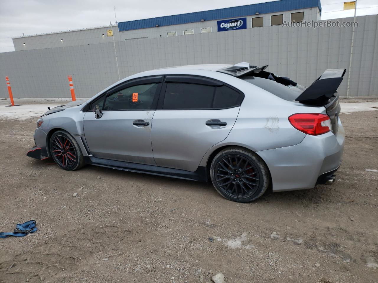 2018 Subaru Wrx Premium Silver vin: JF1VA1C68J9813789