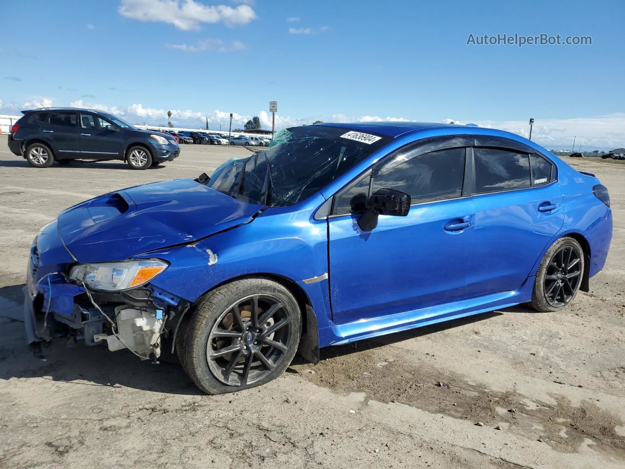 2020 Subaru Wrx Premium Blue vin: JF1VA1C68L9805887