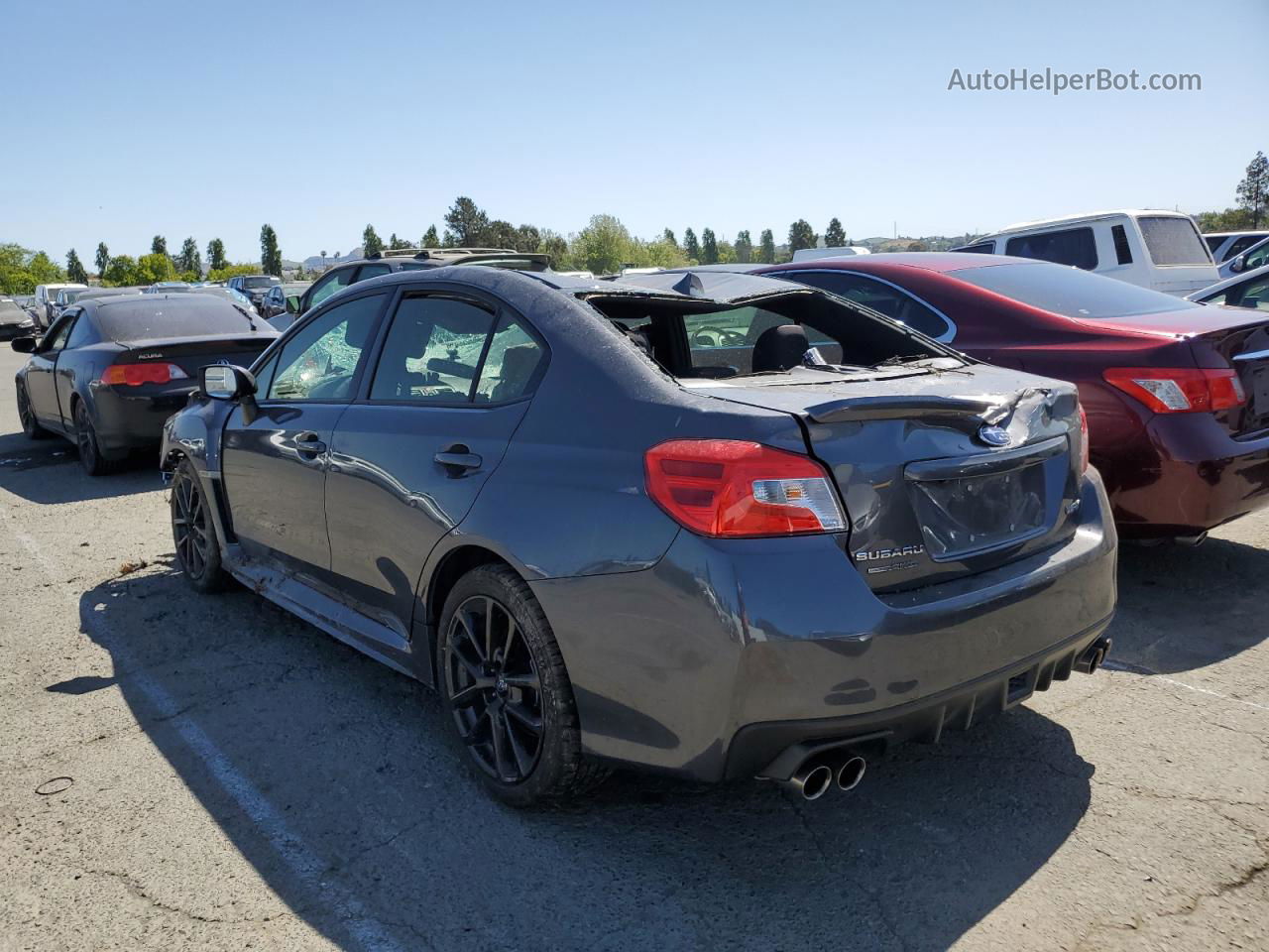 2021 Subaru Wrx Premium Charcoal vin: JF1VA1C68M9808743